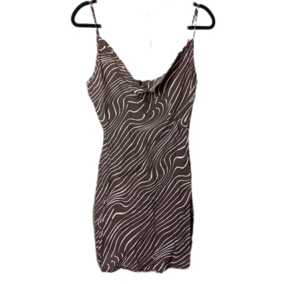 Charlie Holiday “Lola” Retro Zebra Mini Slip Dress – NWT – Size 6 - Picture 2 of 15